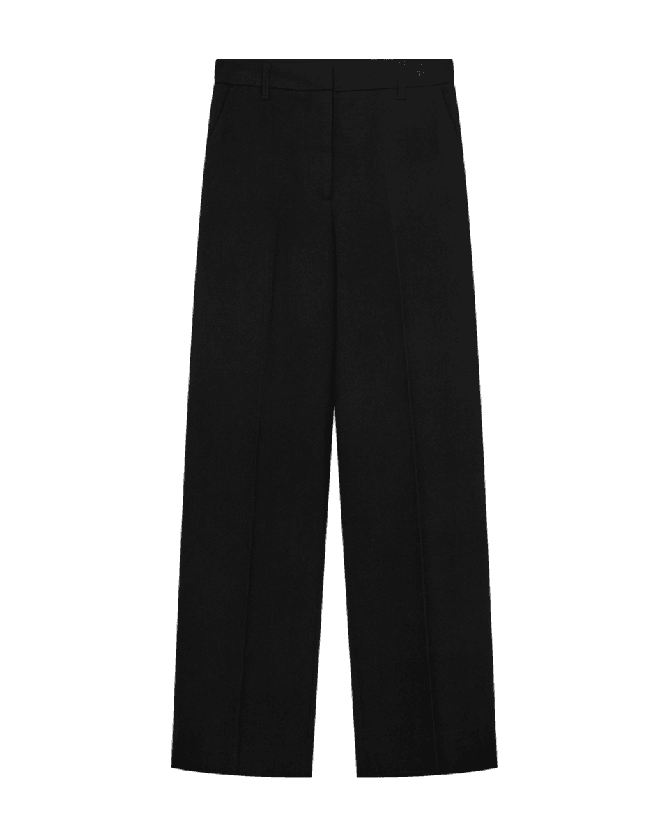 Tailor Pants Middle Waist Black