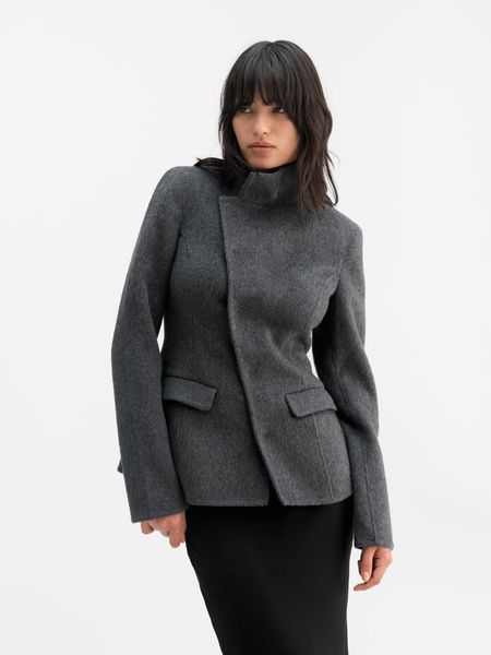 Hovedbilde Leia Wool Blazer Dark Grey