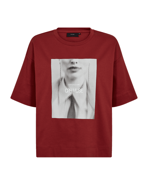 Hovedbilde Muse-Tee Print Red Pear