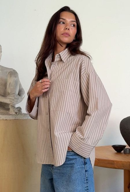 Hovedbilde Fie Stripe Shirt Nature