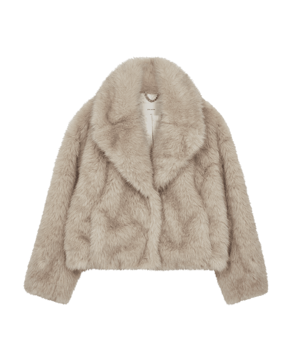 Plushy Jacket Peyote Melange