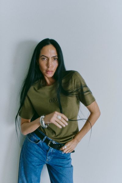 Hovedbilde Muse Tee Slim Fit - Dark Olive