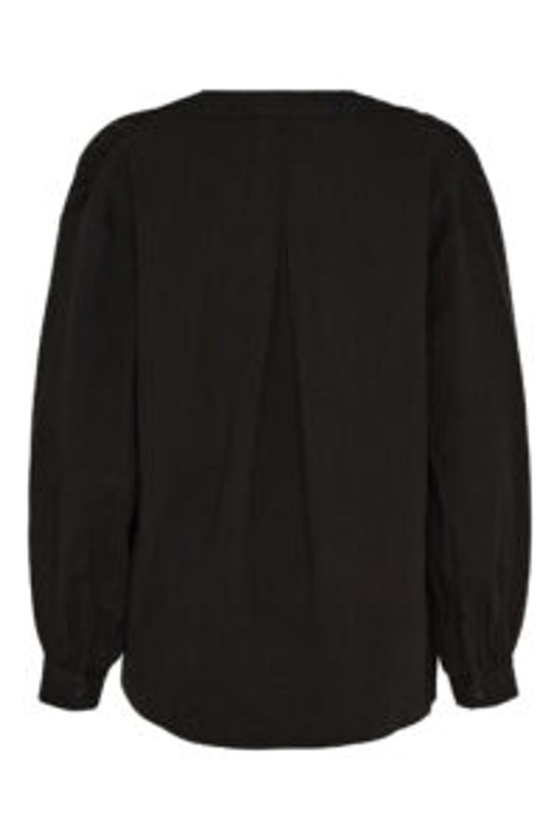 Flora Bluse Black